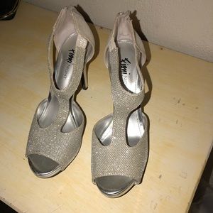 Silver heels